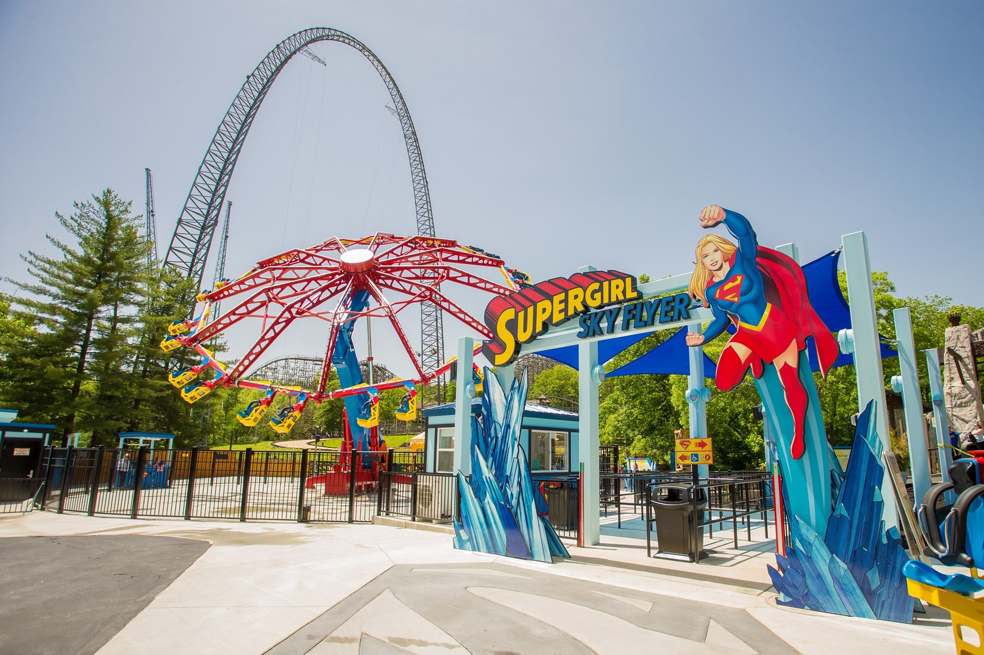 High Speed Giant Thrill Wheel | Six Flags St Louis