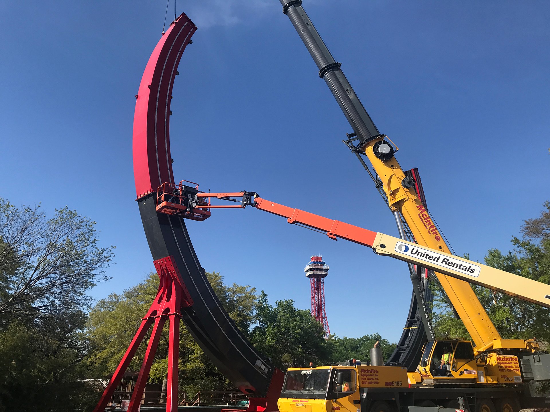 World S Largest Loop Coaster Coming To Six Flags Over Texas