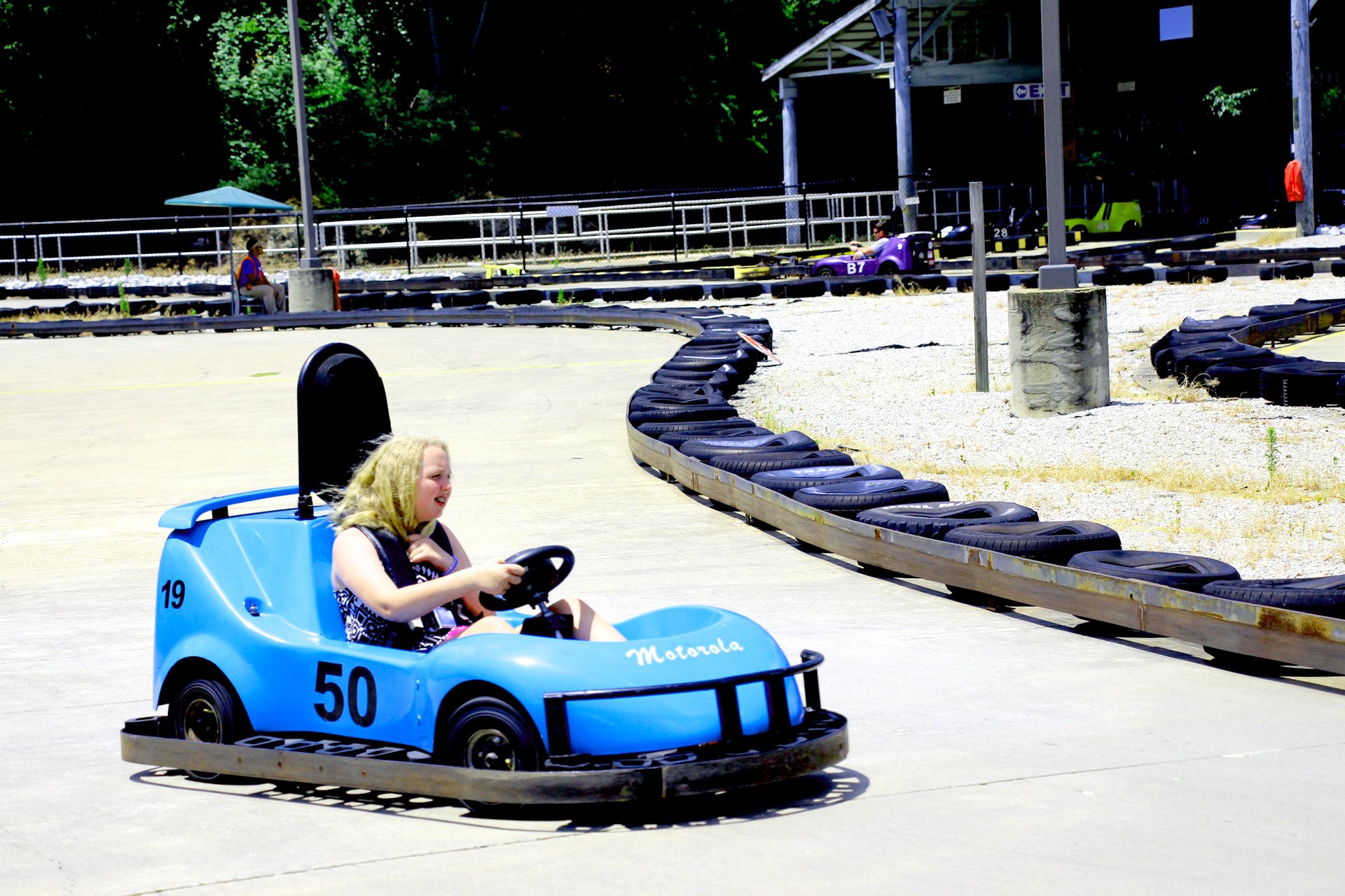gold town racers six flags over georgia go cart georgia