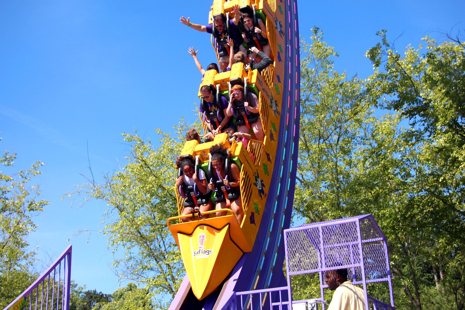 requirement height rides flags 6 for Joker Six Flags Coaster Chaos The Over Georgia requirement height rides flags 6 for Joker Six Flags Coaster Chaos The Over Georgia