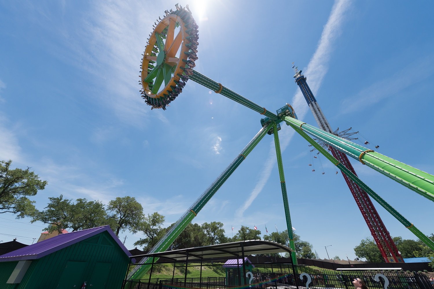 The Riddler Revenge Six Flags Over Texas