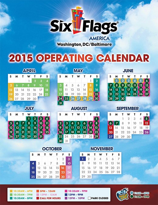 Park Operating Schedule Park Operating Schedule