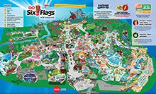 Park Map Six Flags New England