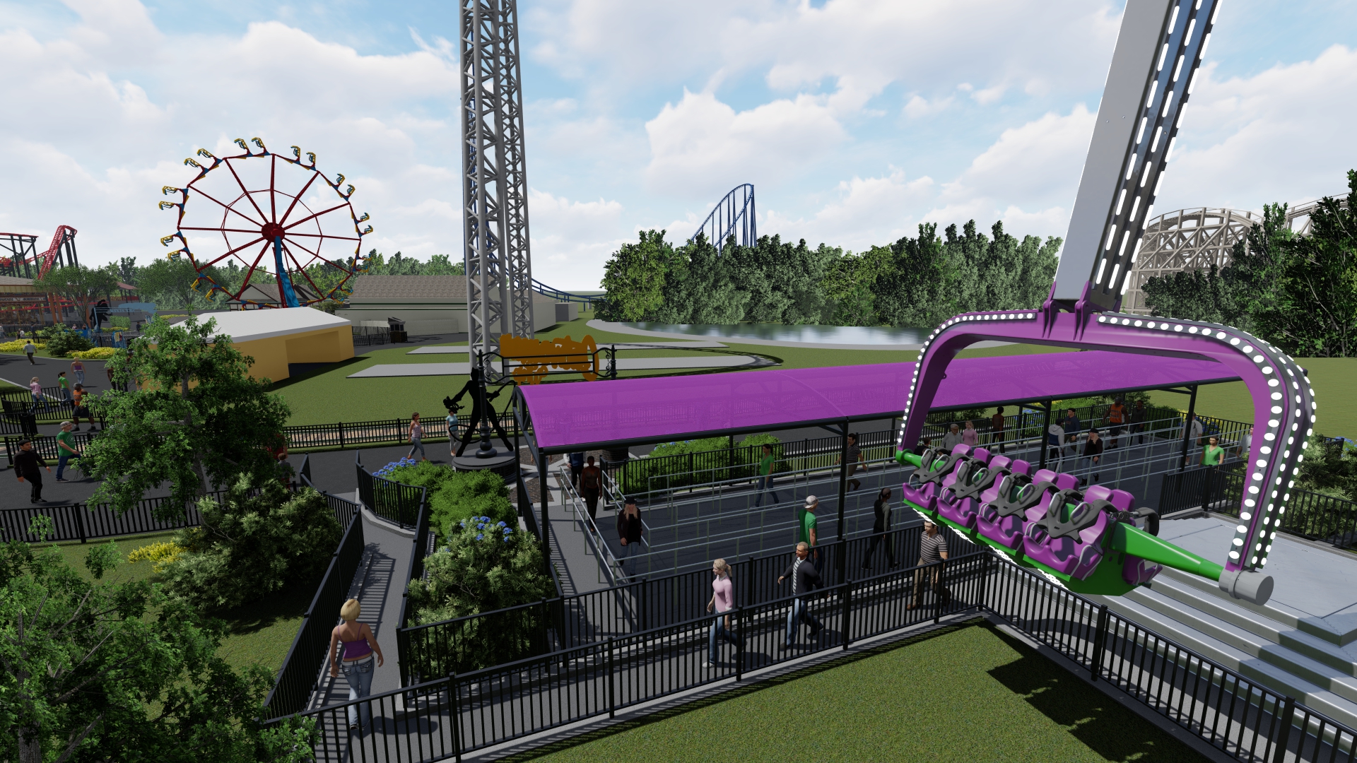 New in 2020 - CATWOMAN Whip | Six Flags St Louis