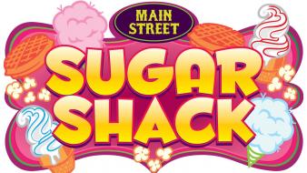 Sugar Shack logo with ice cream cones