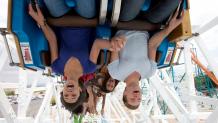 Teens on a coaster