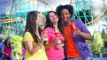 Friends at Six Flags
