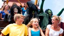 Kids and zombies at The Great Escape