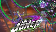 THE JOKER 4D Coaster logo and art