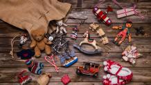 Bag of various toys