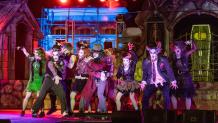 Dead Mans Party Dancers on stage