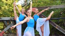 dancers posing inside the park