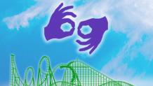 coaster image with hands doing sign language
