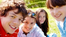 Teens at Park Teens at Park