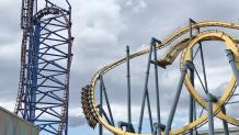 BATMAN and MR. FREEZE at Six Flags Over Texas