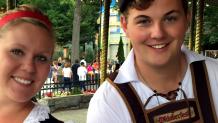 guests at oktoberfest
