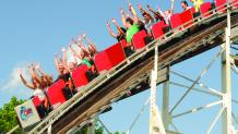 Comet roller coaster at The Great Escape