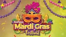Mardi gras festival at Six Flags America