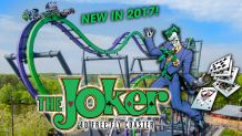 THE JOKER 4D Free Fly Coaster at Six Flags New England THE JOKER 4D Free Fly Coaster at Six Flags New England