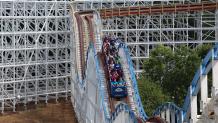 Scream Machine during Labor Day at Six Flags
