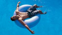 Water Park - Guest Relaxing in Tube Water Park - Guest Relaxing in Tube