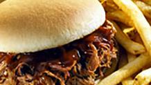 BBQ Sandwich and Fries BBQ Sandwich and Fries
