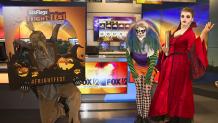 Costumed Fright Fest fan