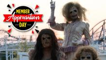 Three Fright Fest Ghouls with Member Appreciation Day Logo