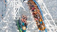 guests riding twisted colossus