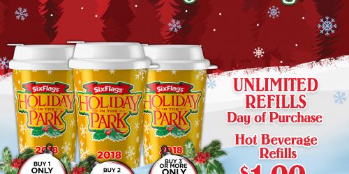 Hot Chocolate Souvenir Mug program at Six Flags New England