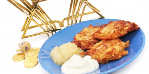traditional latkes