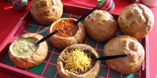 Assortment of breadbowls