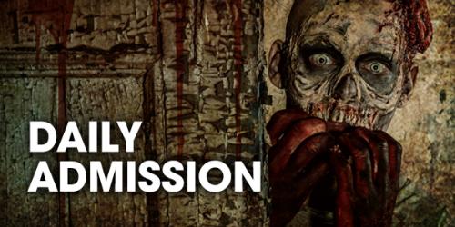 Fright fest daily admission graphic