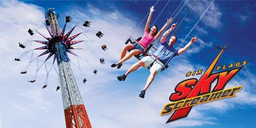 Darien Lake 2019 - Six Flags SkyScreamer : Theme Park News & Construction!