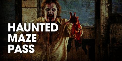 Haunted maze pass graphic