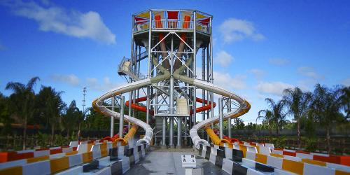 water slide complex