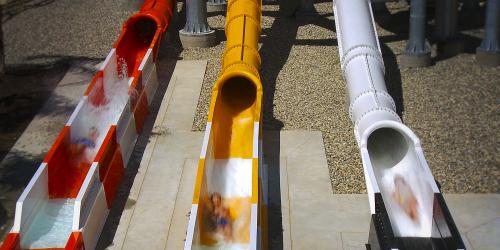 water slide tunnels