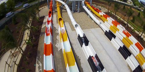 water slide complex
