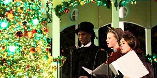 Christmas carolers