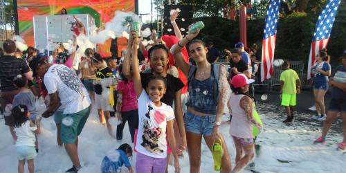 Foam Party at Six Flags over Texas