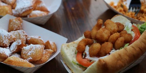 specialty Mardi Gras Festival food items