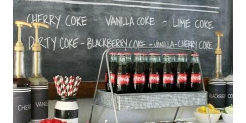 coke mocktail sampling bar