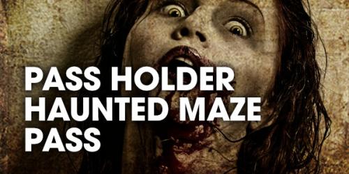 Pass Holder Haunted Maze Pass graphic