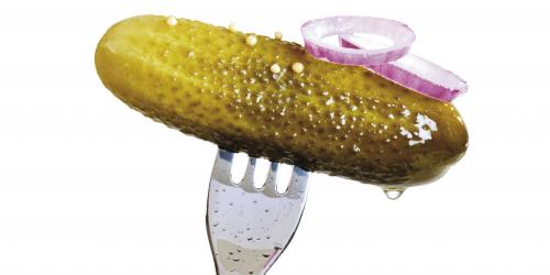 Pickle on a stick