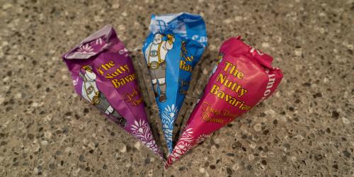 Roasted Bavarian Nut Packaging. Almonds, Cashews, and Pecans