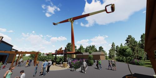 New ride coming to Six Flags Great Escape rendering