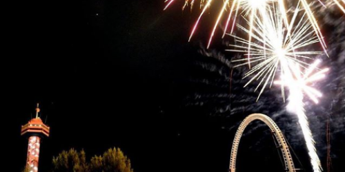 fireworks during July 4th Fest