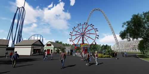 Supergirl rendering of ride in motion