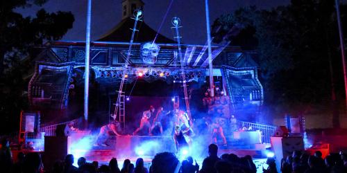 Dancers performing at Carousel Stage