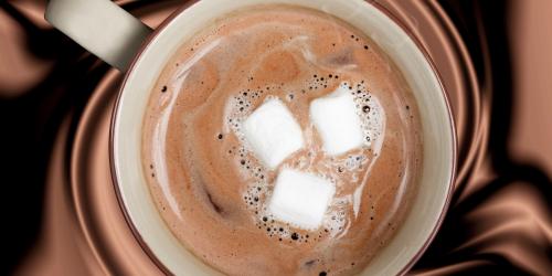 Chocolate Caliente con malvaviscos